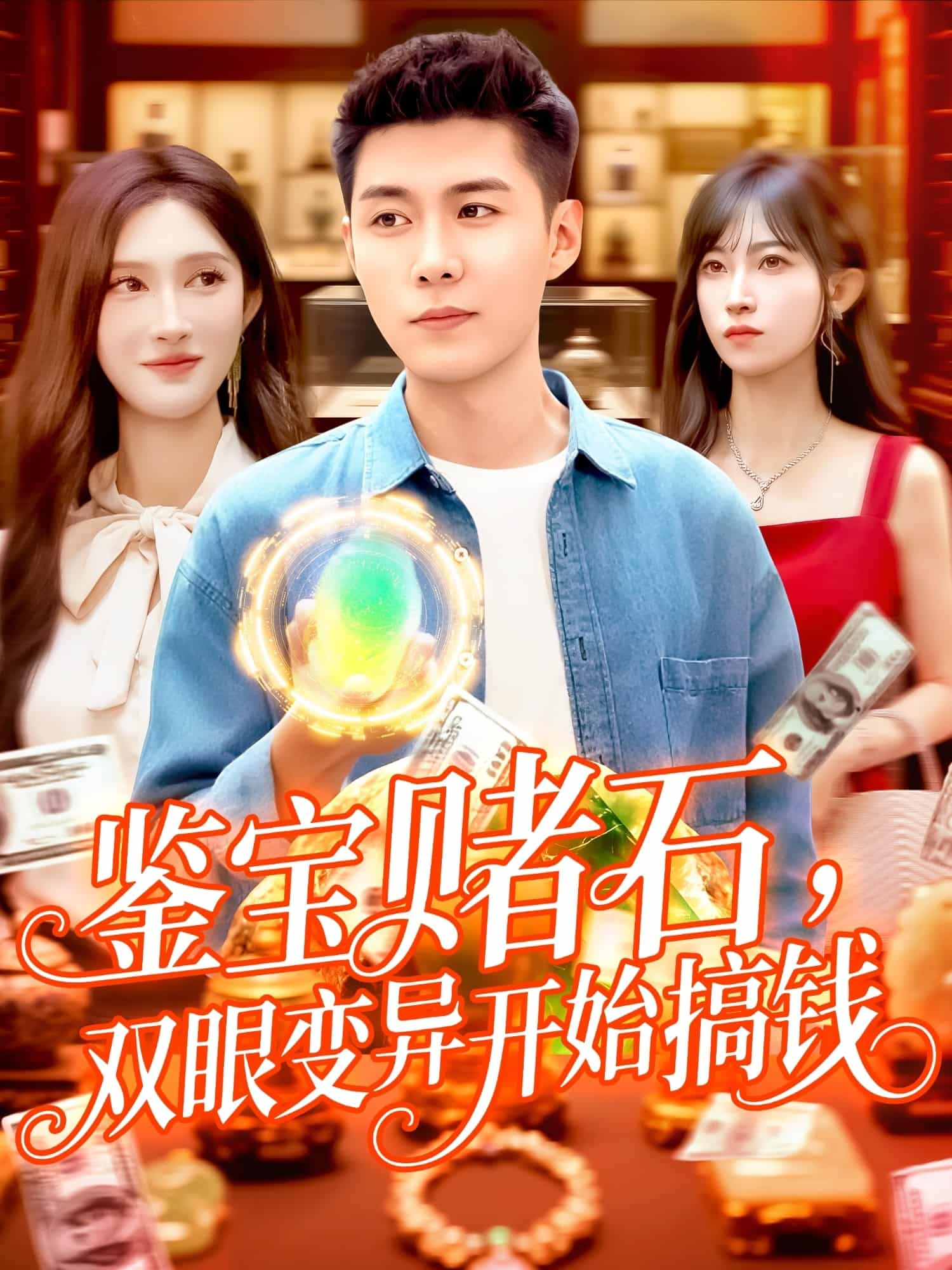 鉴宝赌石双眼变异开始搞钱 - 短剧短剧海报图片