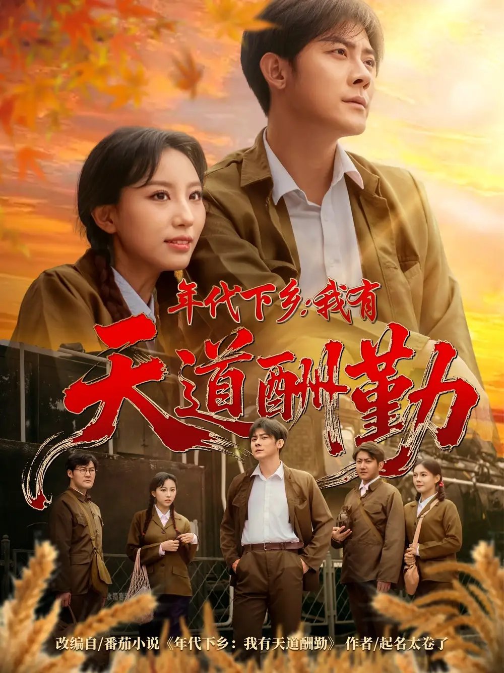 年代下乡我有天道酬勤 - 短剧短剧海报图片
