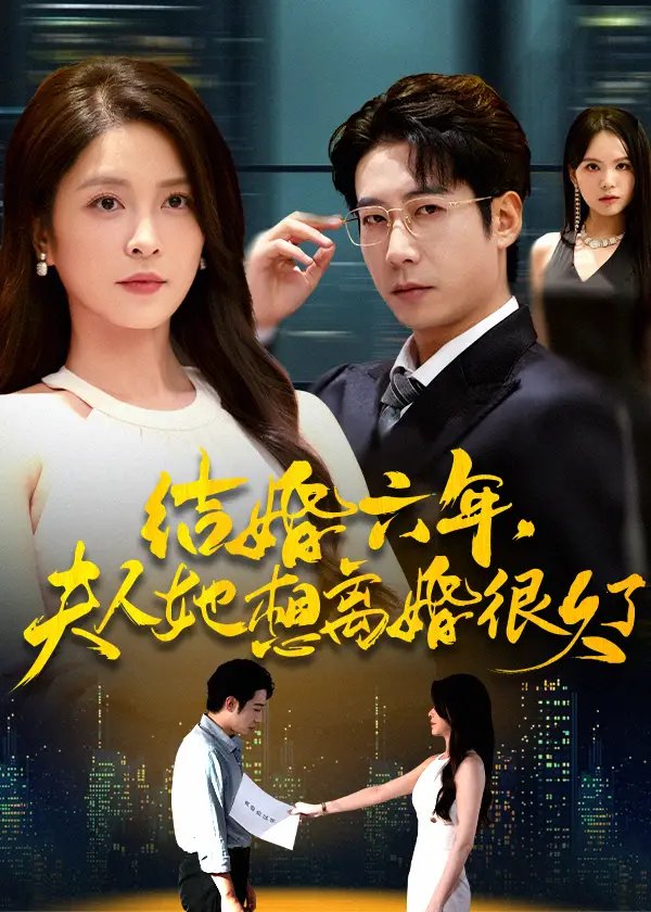 结婚六年夫人她想离婚很久了 - 短剧短剧海报图片
