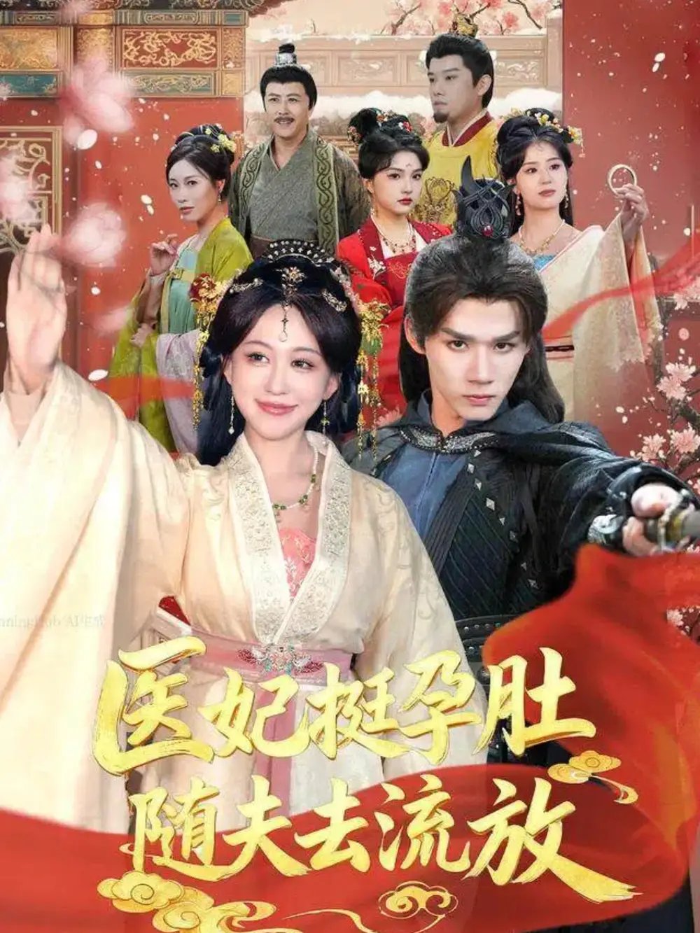医妃挺孕肚随夫去流放 - 短剧短剧海报图片
