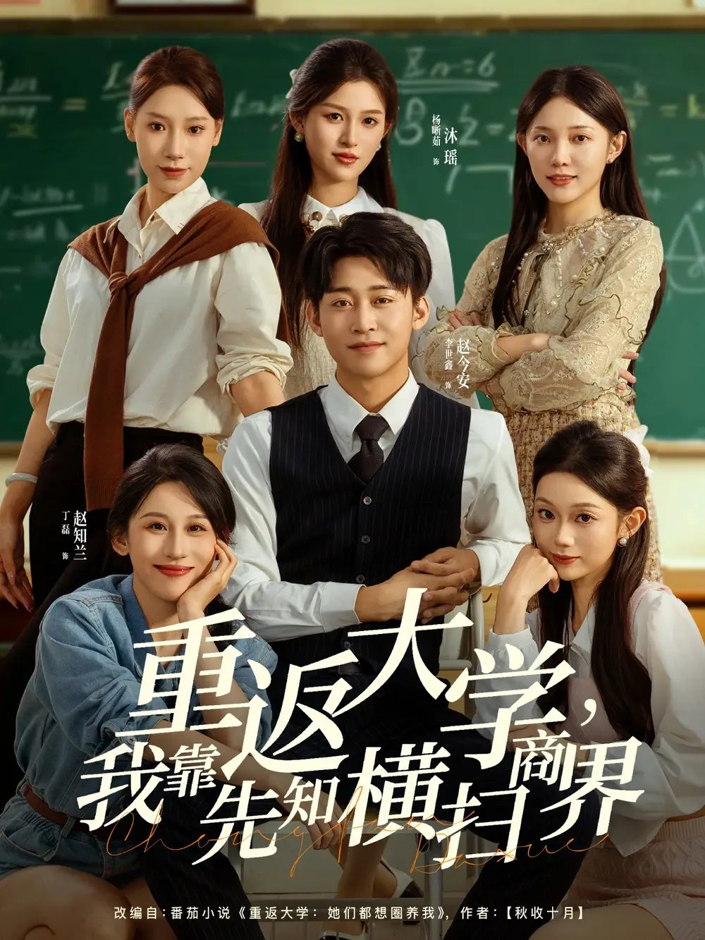 重返大学，我靠先知横扫商界 - 短剧短剧海报图片
