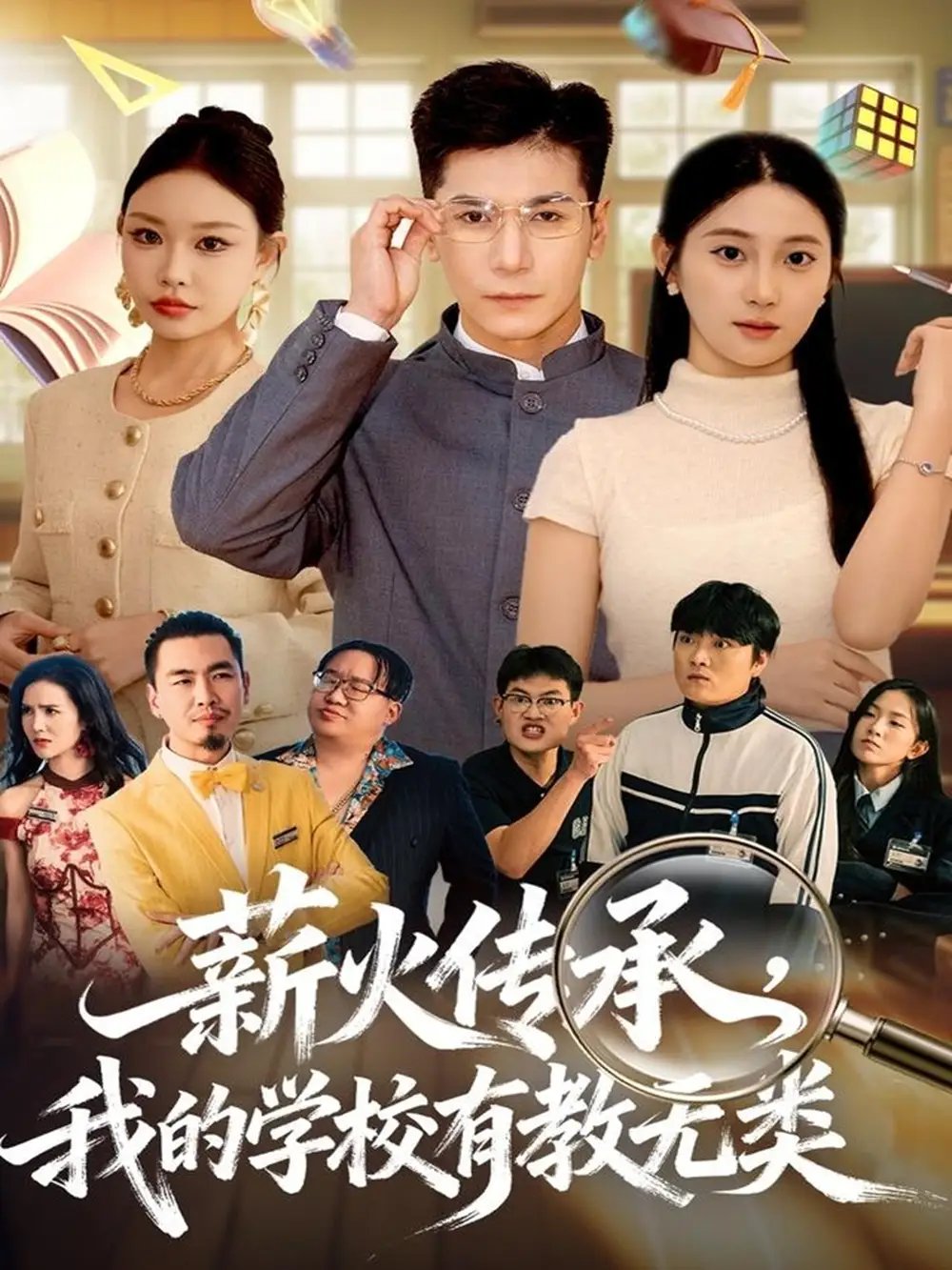 薪火传承我的学校有教无类 - 短剧短剧海报图片