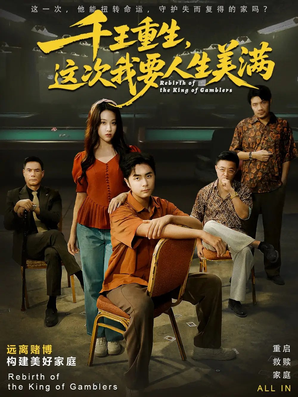 千王重生，这次我要人生美满＆重回九零：掌牌局护妻女 - 短剧短剧海报图片