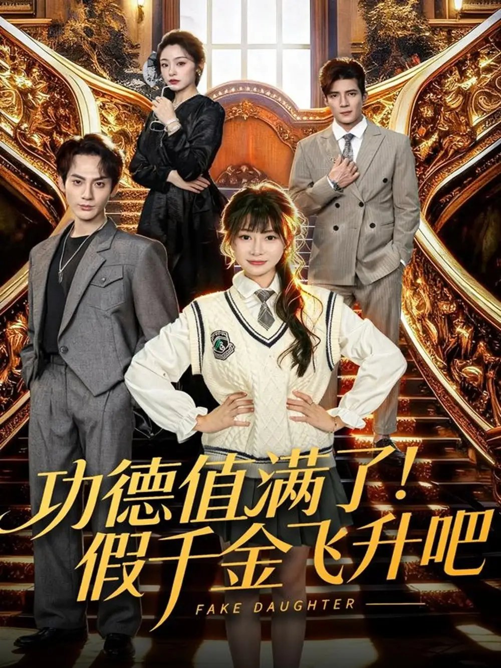 功德值满了！假千金飞升吧 - 短剧短剧海报图片