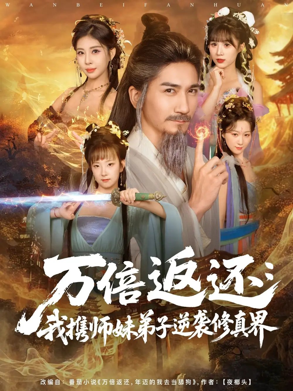 万倍返还：我携师妹弟子逆袭修真界 - 短剧短剧海报图片