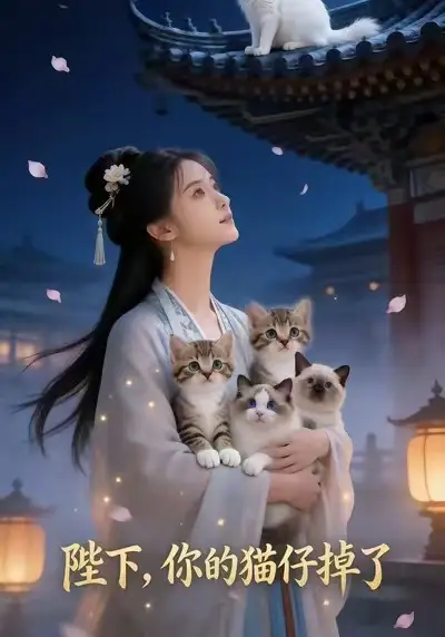 陛下，你的猫仔掉了 - 短剧短剧海报图片
