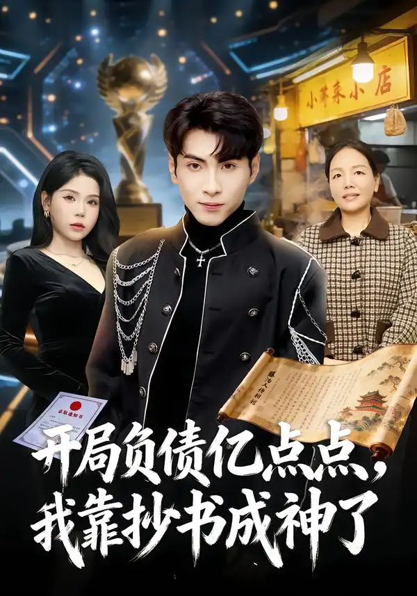开局负债亿点点，我靠抄书成神了 - 短剧短剧海报图片