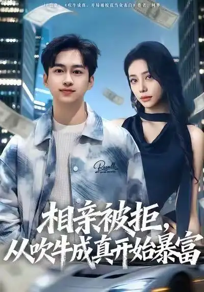 相亲被拒，从吹牛成真开始暴富 - 短剧短剧海报图片