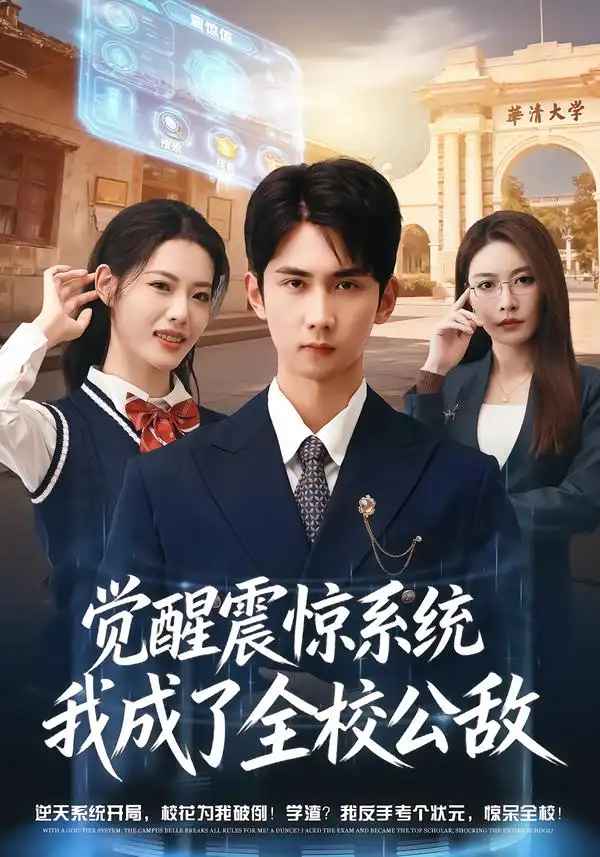 觉醒震惊系统我成了全校公敌 - 短剧短剧海报图片