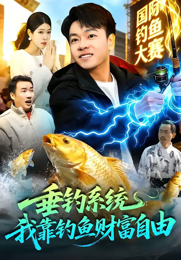 垂钓系统：我靠钓鱼财富自由 - 短剧短剧海报图片