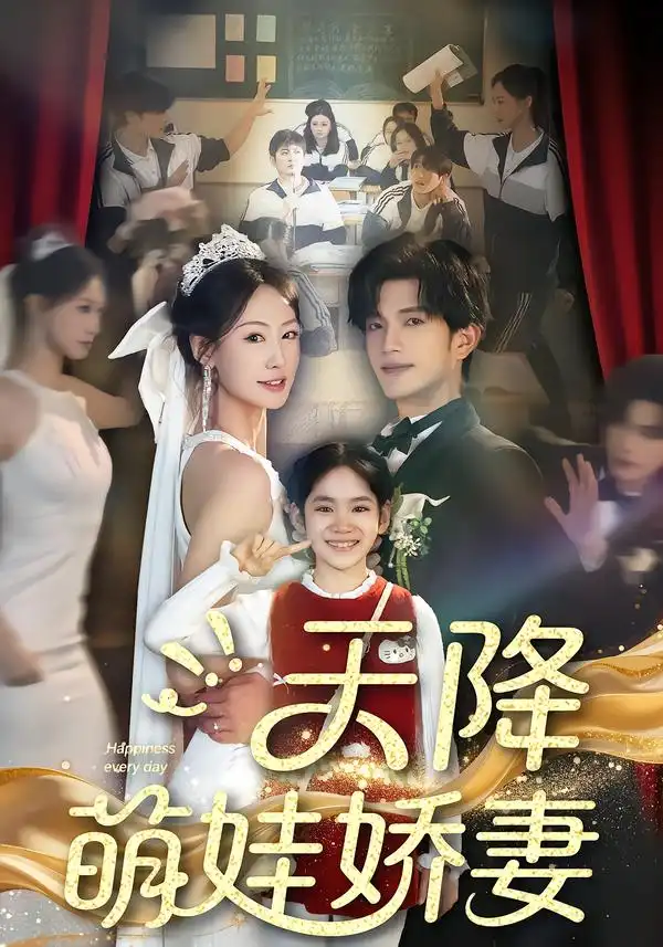 天降萌娃娇妻 - 短剧短剧海报图片