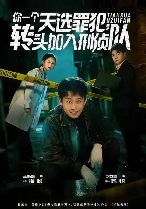 你一个天选罪犯，转头加入刑侦队 - 短剧短剧海报图片