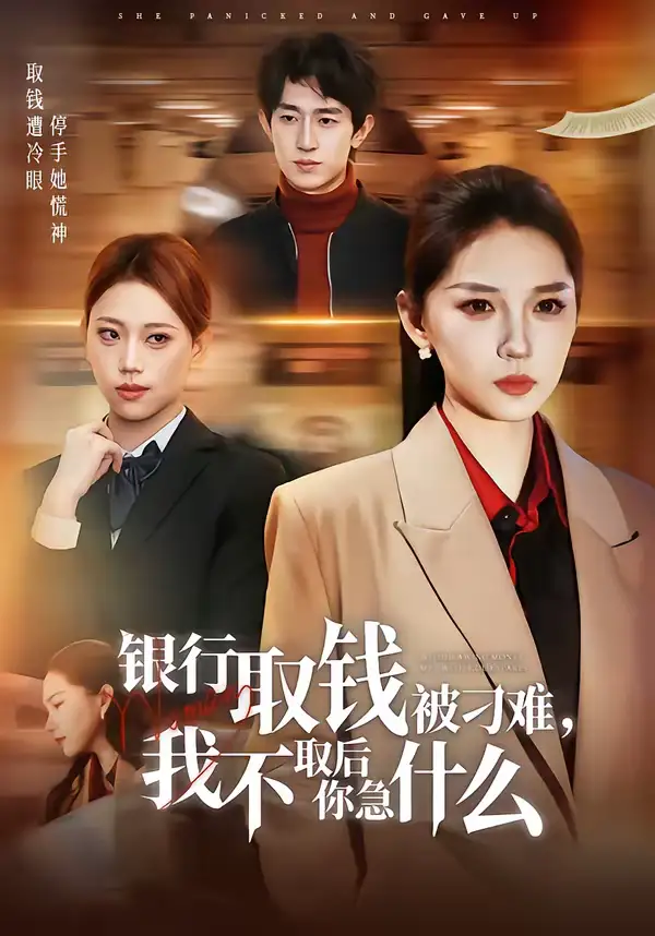 银行取钱被刁难，我不取后你急什么 - 短剧短剧海报图片