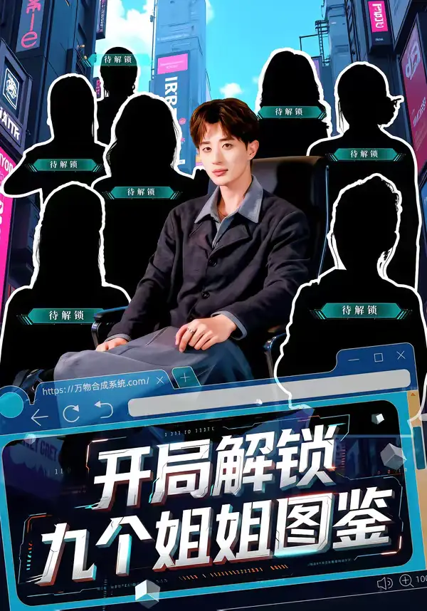 开局解锁九个姐姐图鉴 - 短剧短剧海报图片