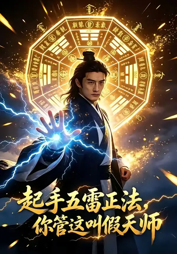 起手五雷正法你管这叫假天师 - 短剧短剧海报图片