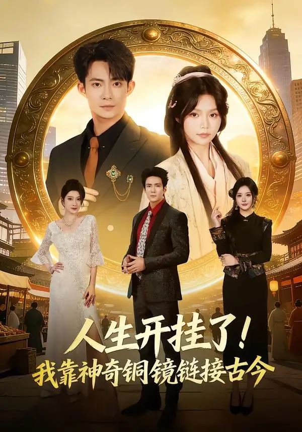 人生开挂了！我靠神奇铜镜链接古今&人生开挂了我靠神奇铜镜链接古今 - 短剧短剧海报图片