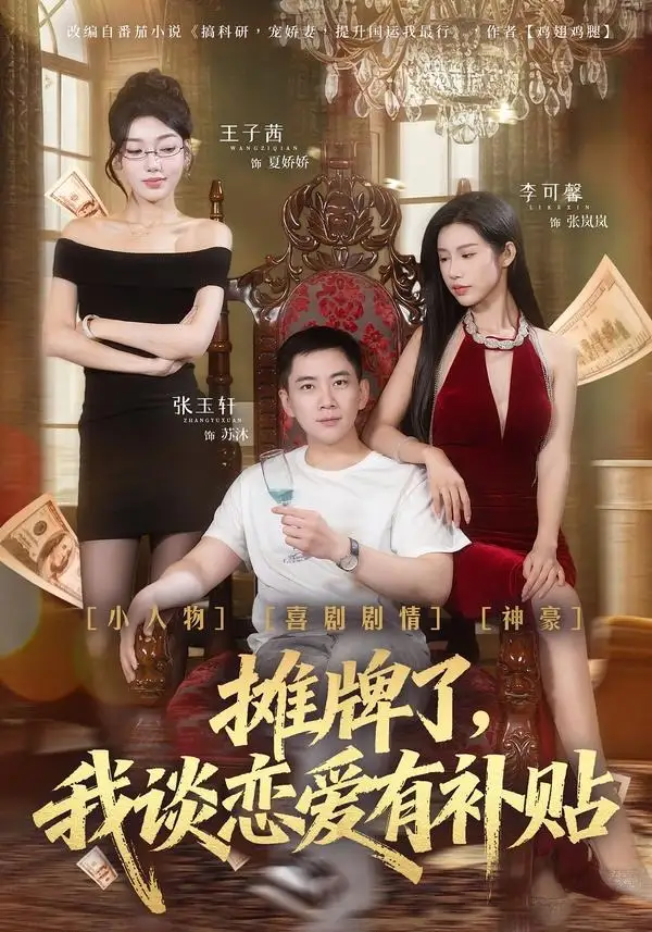摊牌了，我谈恋爱有补贴 - 短剧短剧海报图片