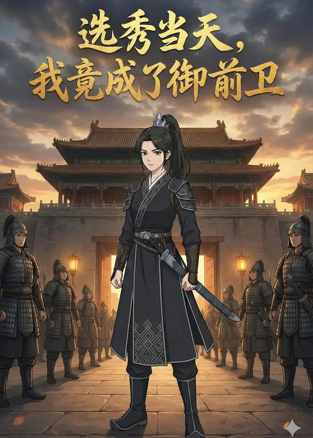 动漫《 选秀当天,我竟成了御前卫&选秀当天我竟成了御前卫