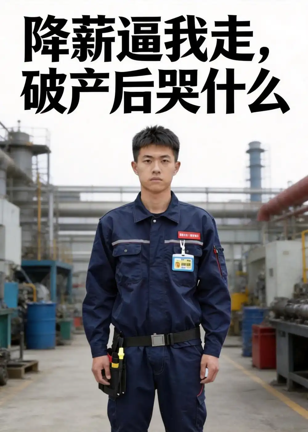 降薪逼我走破产后哭什么