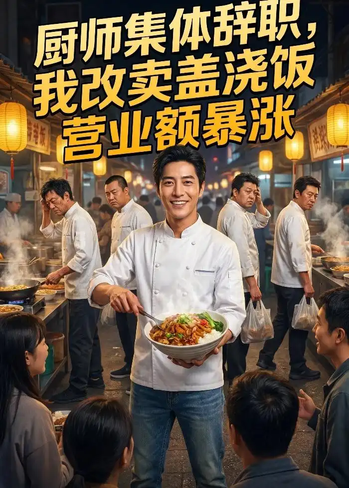 厨师集体辞职,我改卖盖浇饭营业额暴涨&厨师集体辞职我改卖盖浇饭营业额暴涨