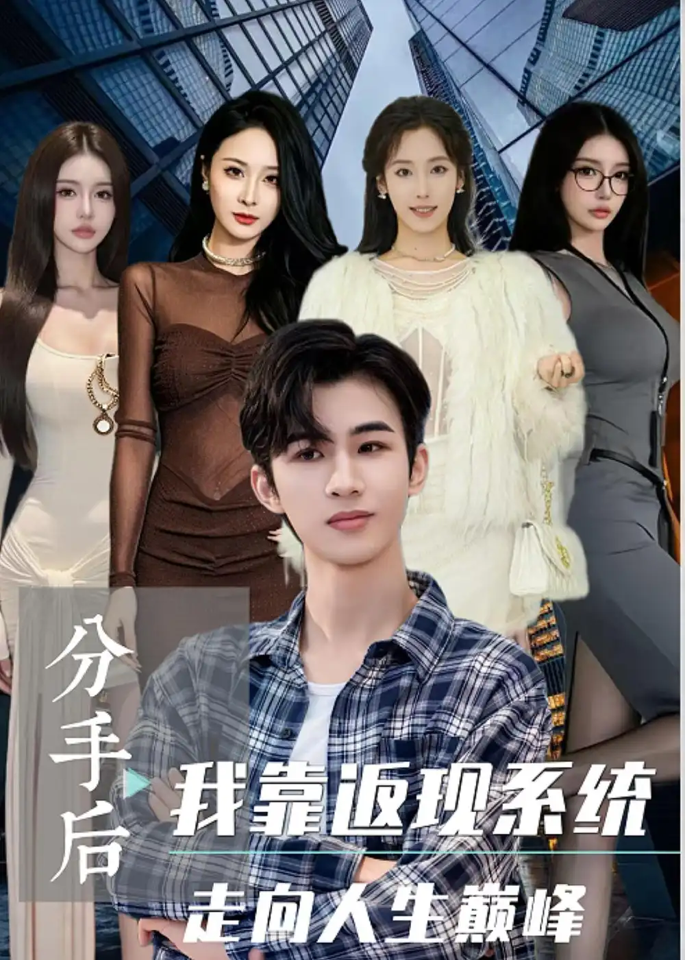 分手后我靠返现系统走向人生巅峰 - 短剧短剧海报图片