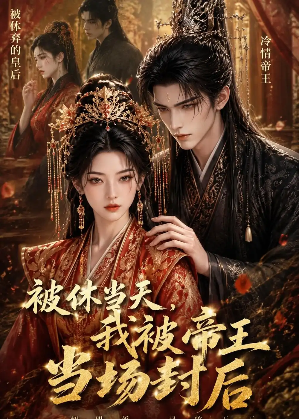 被休当天，我被帝王当场封后&被休当天我被帝王当场封后 - 短剧短剧海报图片