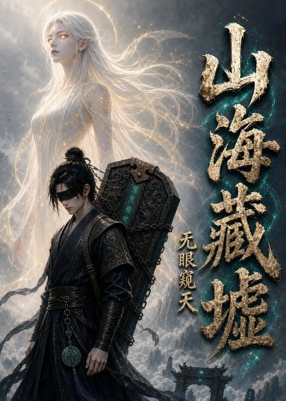 动漫《 山海藏墟，无眼窥天&山海藏墟无眼窥天 - 短剧短剧海报图片