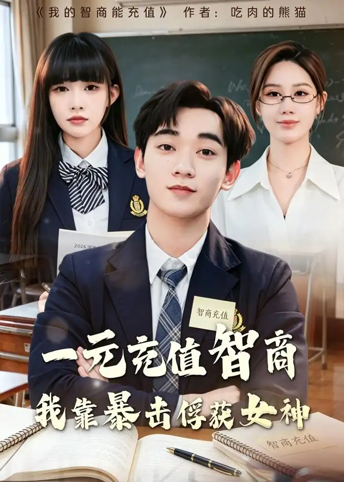 一元充值智商，我靠暴击俘获女神&一元充值智商我靠暴击俘获女神 - 短剧短剧海报图片
