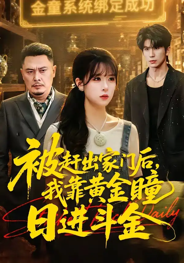 被赶出家门后，我靠黄金瞳日进斗金 - 短剧短剧海报图片