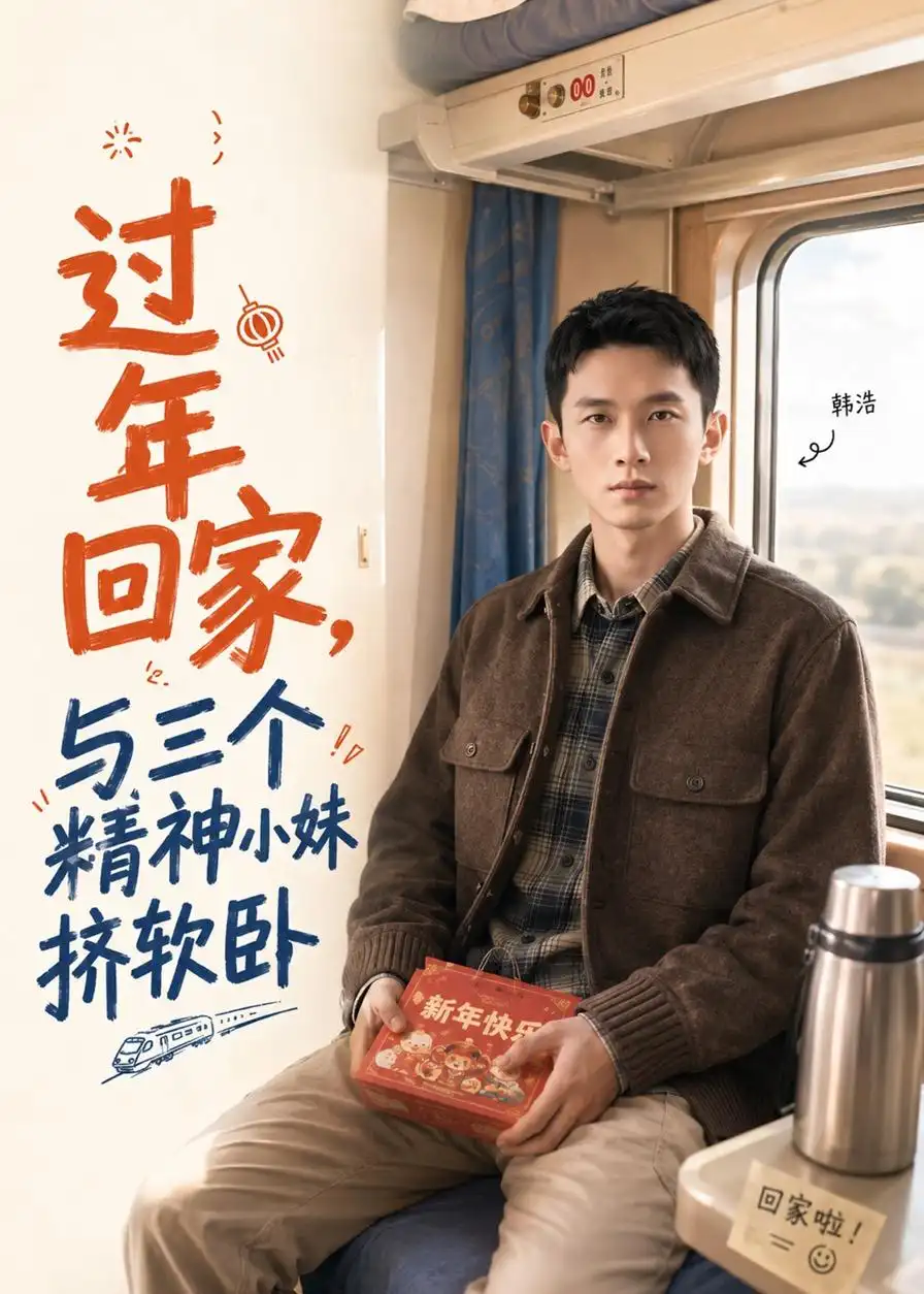 过年回家,与三个精神小妹挤软卧&过年回家与三个精神小妹挤软卧