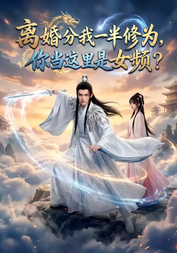 离婚分我一半修为，你当这里是女频？&离婚分我一半修为你当这里是女频？ - 短剧短剧海报图片