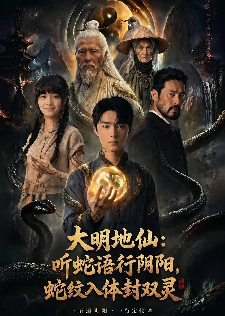 大明地仙听蛇语行阴阳蛇纹入体封双灵