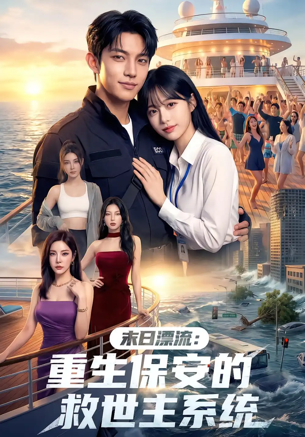 末日漂流：重生保安的救世主系统&末日漂流重生保安的救世主系统 - 短剧短剧海报图片