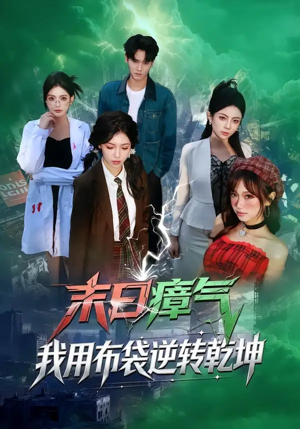 末日瘴气，我用布袋逆转乾坤 - 短剧短剧海报图片