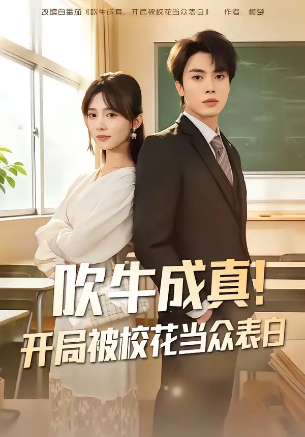 吹牛成真！开局被校花当众表白 - 短剧短剧海报图片