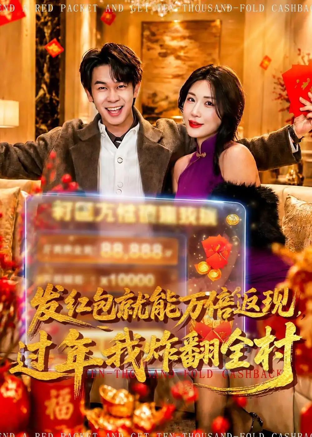发红包就能万倍返现过年我炸翻全村 - 短剧短剧海报图片