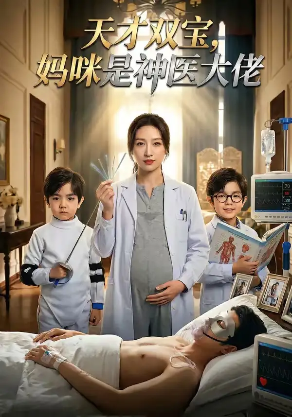 天才双宝，妈咪是神医大佬&天才双宝妈咪是神医大佬 - 短剧短剧海报图片