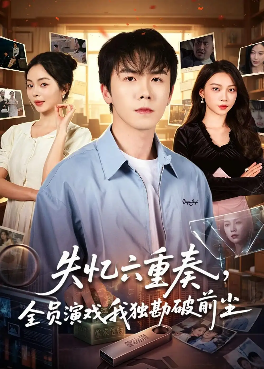 失忆六重奏全员演戏我独勘破前尘 - 短剧短剧海报图片