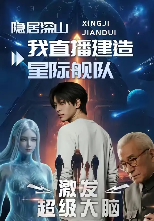 隐居深山：我直播建造星际舰队&隐居深山我直播建造星际舰队 - 短剧短剧海报图片