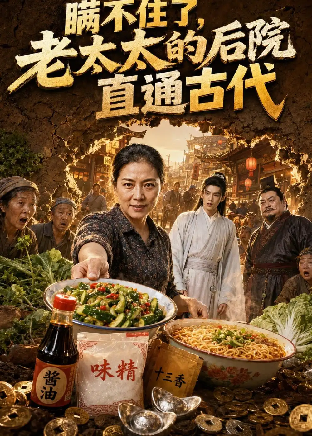 瞒不住了,老太太的后院直通古代&瞒不住了老太太的后院直通古代