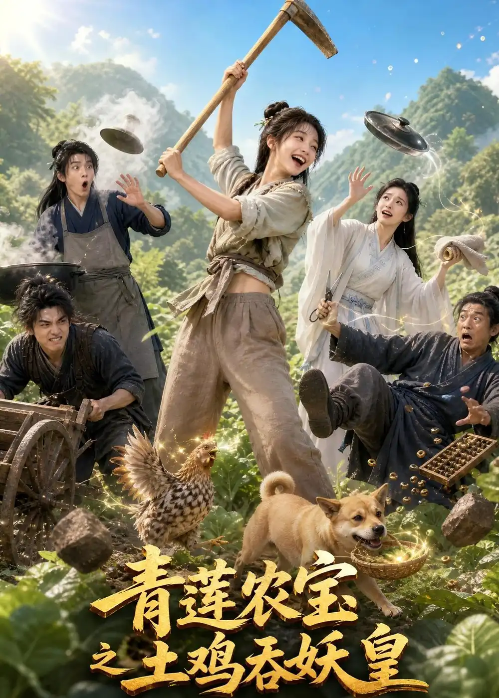 青莲农宝之土鸡吞妖皇 - 短剧短剧海报图片