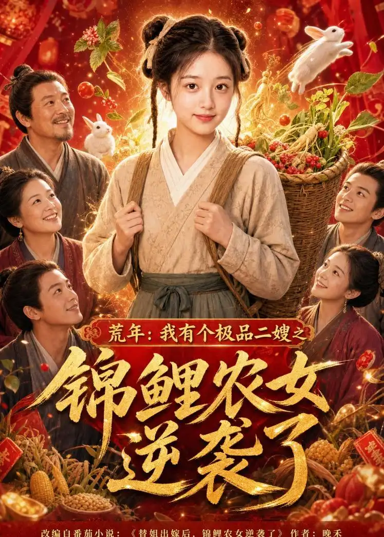 荒年：我有个极品二嫂之锦鲤农女逆袭了&荒年我有个极品二嫂之锦鲤农女逆袭了 - 短剧短剧海报图片