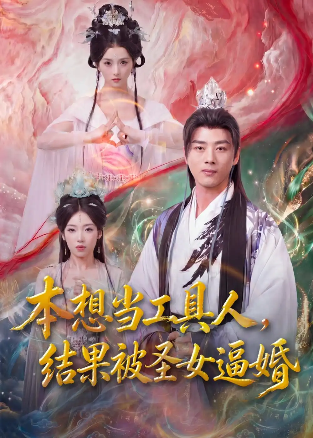 本想当工具人，结果被圣女逼婚&本想当工具人结果被圣女逼婚 - 短剧短剧海报图片