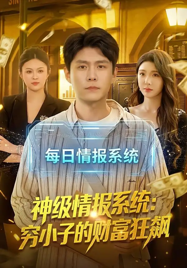 神级情报系统穷小子的财富狂飙 - 短剧短剧海报图片