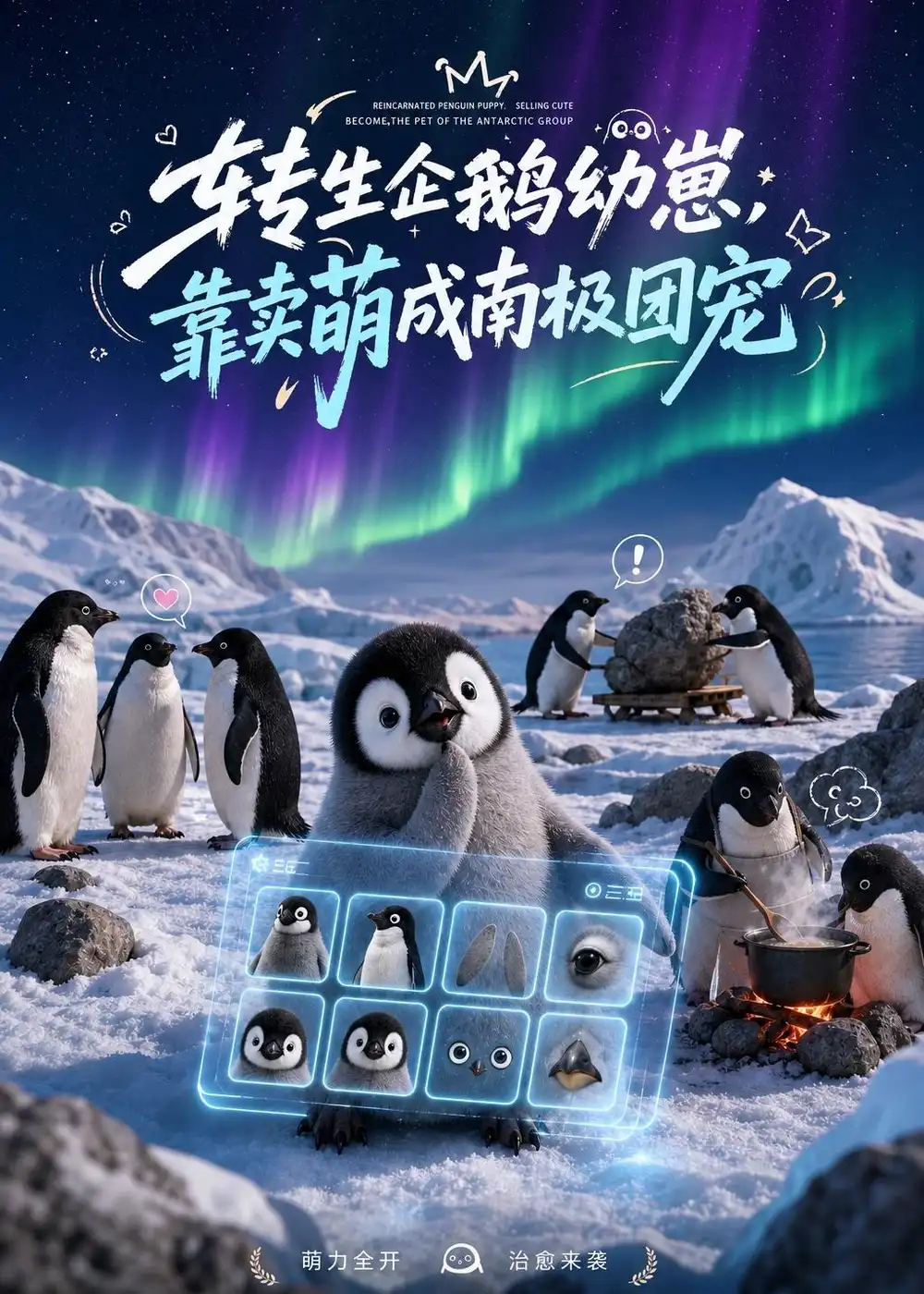 转生企鹅幼崽靠卖萌成南极团宠