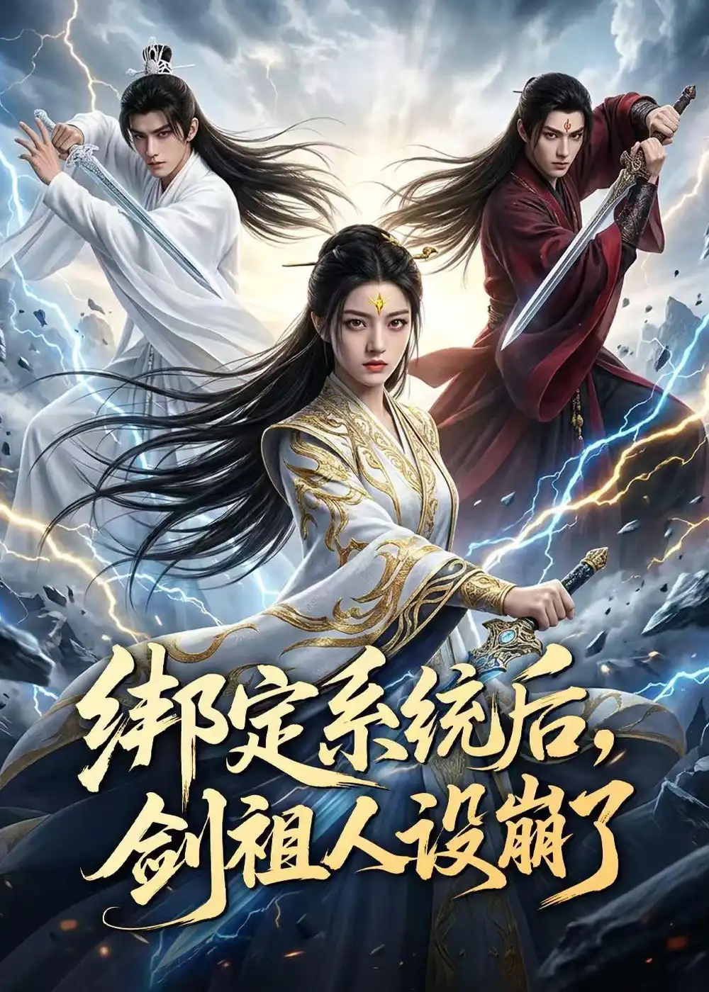 绑定系统后，剑祖人设崩了&绑定系统后剑祖人设崩了 - 短剧短剧海报图片