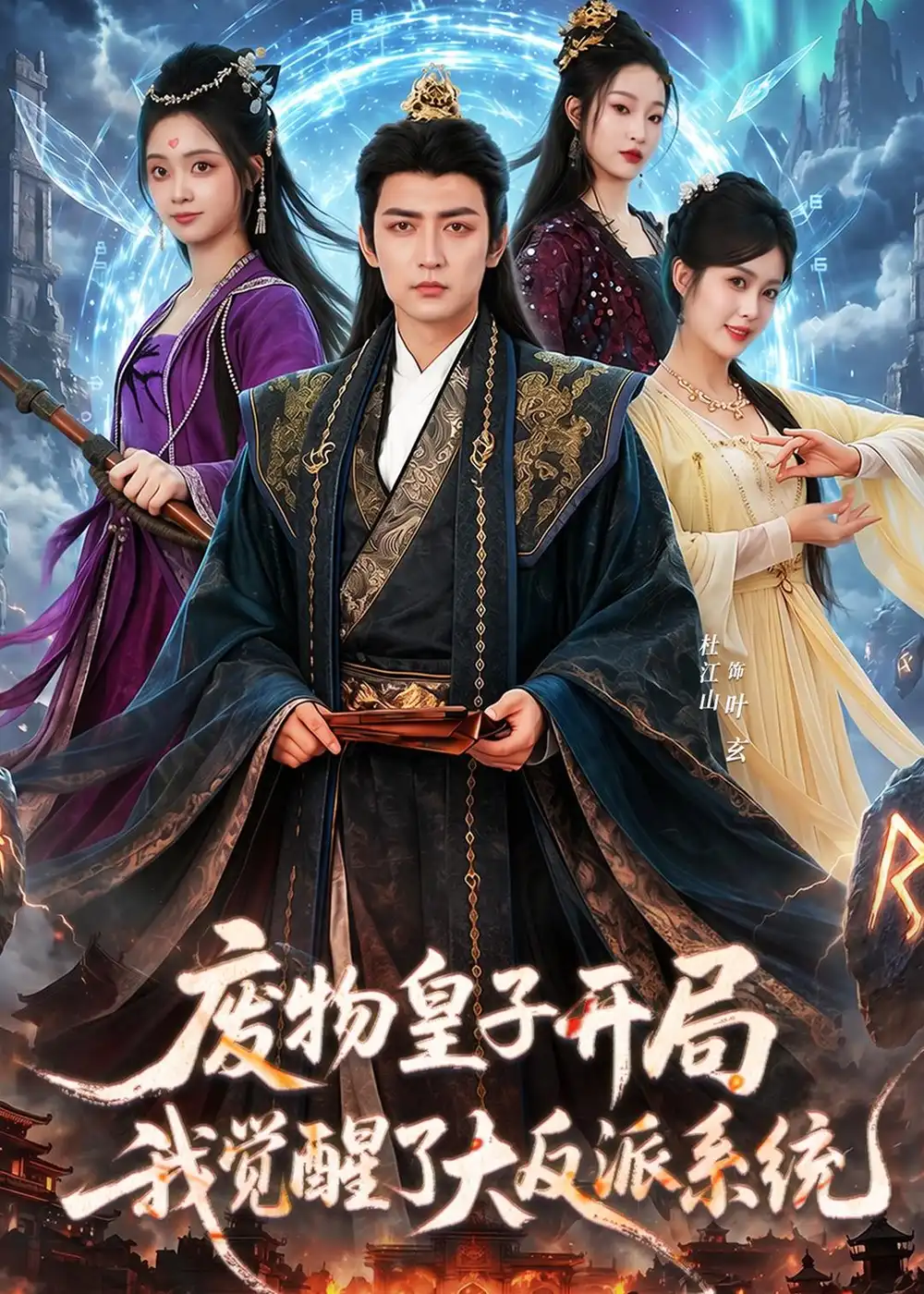 废物皇子开局我觉醒了大反派系统 - 短剧短剧海报图片