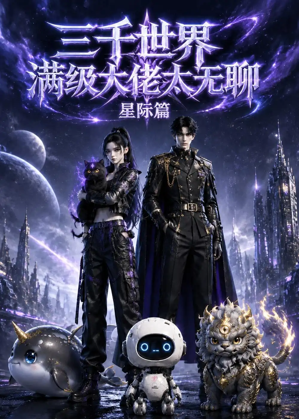 三千世界满级大佬太无聊，星际篇&三千世界满级大佬太无聊星际篇 - 短剧短剧海报图片