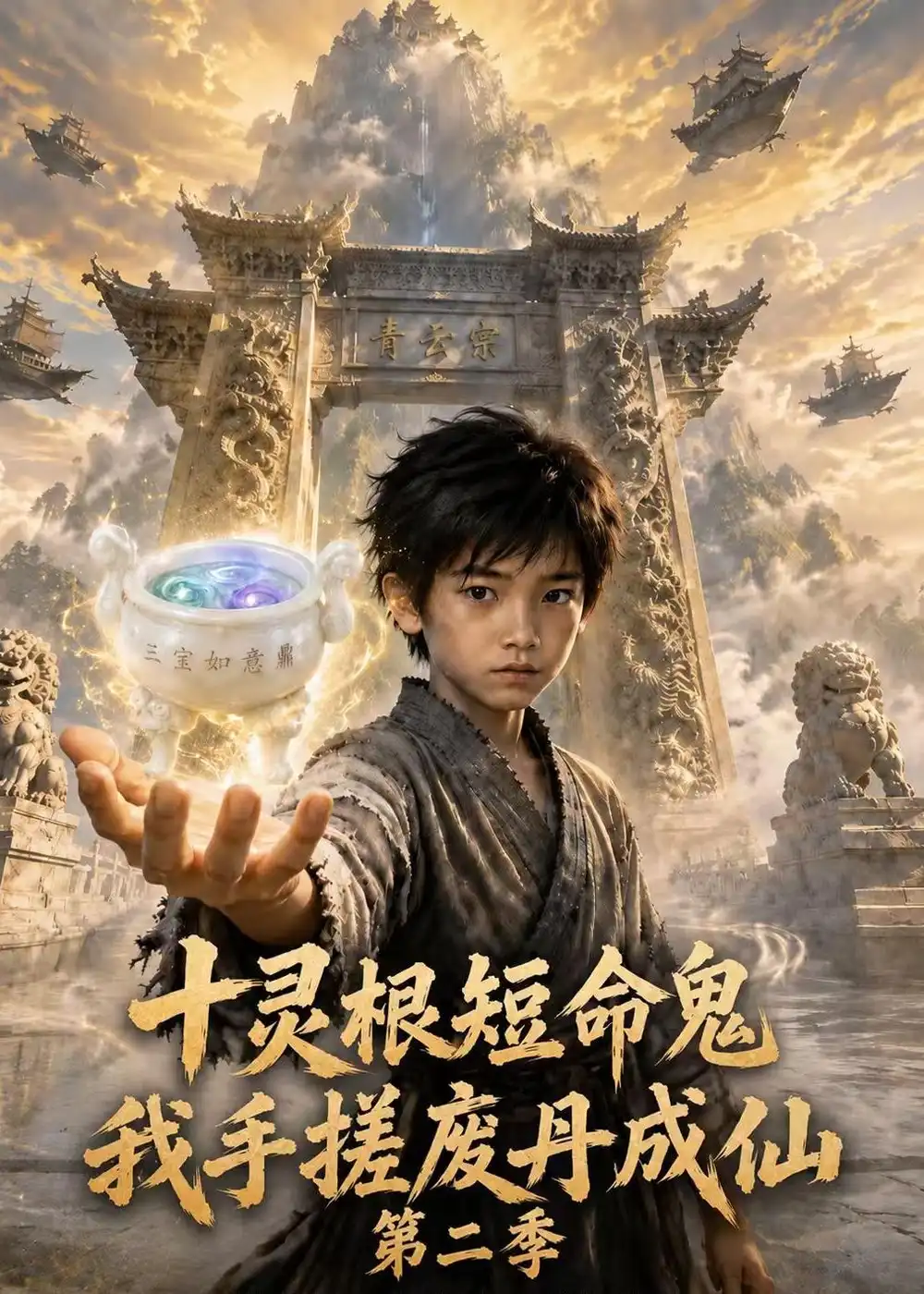 十灵根短命鬼？我手搓废丹成仙第二季 - 短剧短剧海报图片