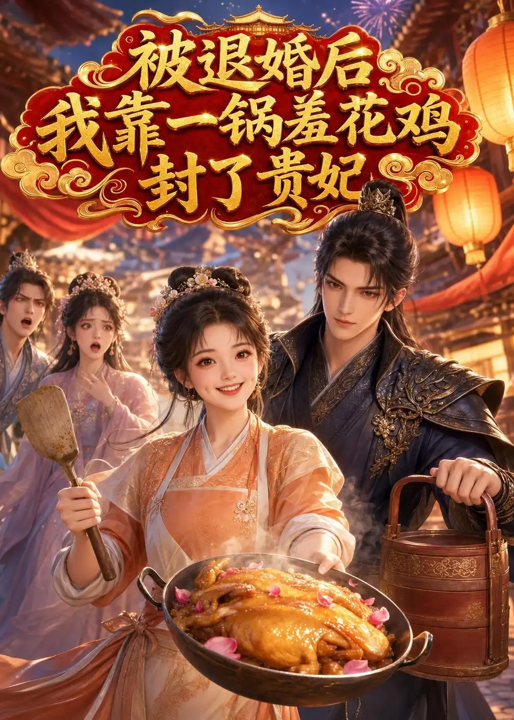 被退婚后，我靠一锅羞花鸡封了贵妃&被退婚后我靠一锅羞花鸡封了贵妃 - 短剧短剧海报图片